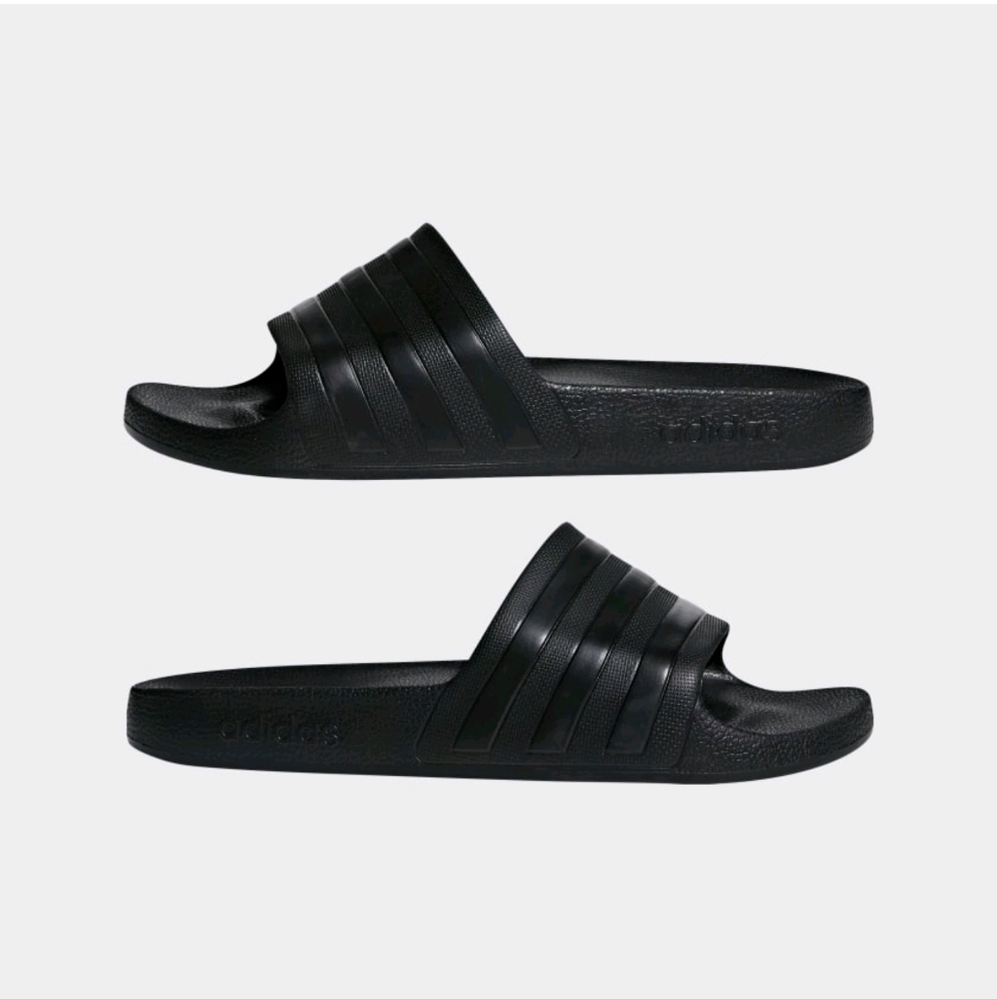 Adidas Men's Adilette Aqua Black Slides